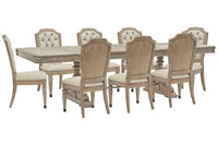 Marisol - Extendable Trestle Dining Table Set