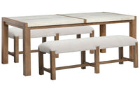 Plum Creek - 3 Piece Rectangular Dining Table Set