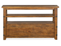 Chesterfield - Rectangular Sofa Table - Farmhouse Timber