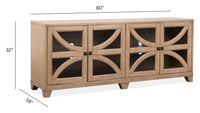 Coventry - Console Sofa Table - Honey Wheat