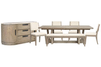 Braelyn - Extendable Trestle Dining Table Set