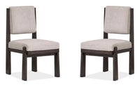 Tauren - Upholstered Side Chair (Set of 2) - Coffee Bean