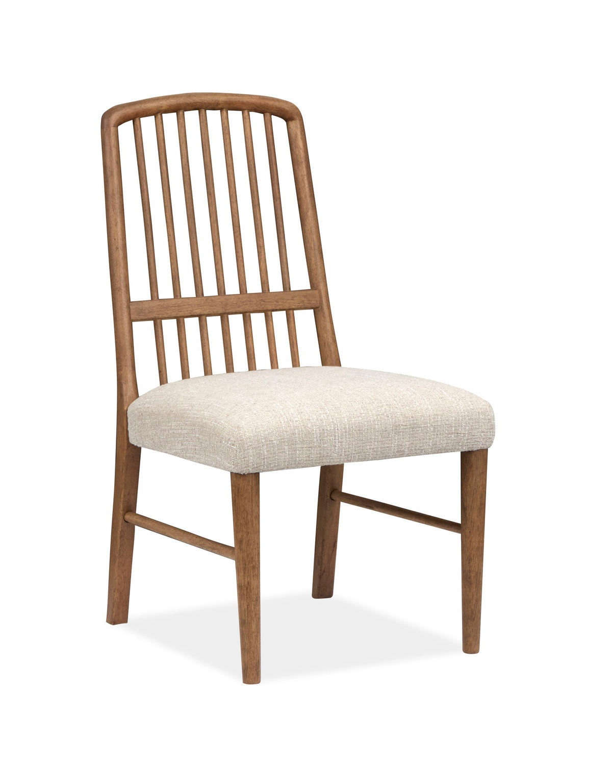 Woodward - Wood Slat Back Side Chair (Set of 2) - Dark Clove / White