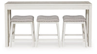 Robbinsdale - Rectangular Dining Room Counter Table Set (Set of 4) - Antique White