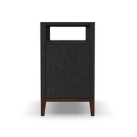 Waterfall - Nightstand - Black