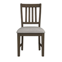 Yellowstone - Dining Side Chair (Set of 2) - Medium Brown / Gray
