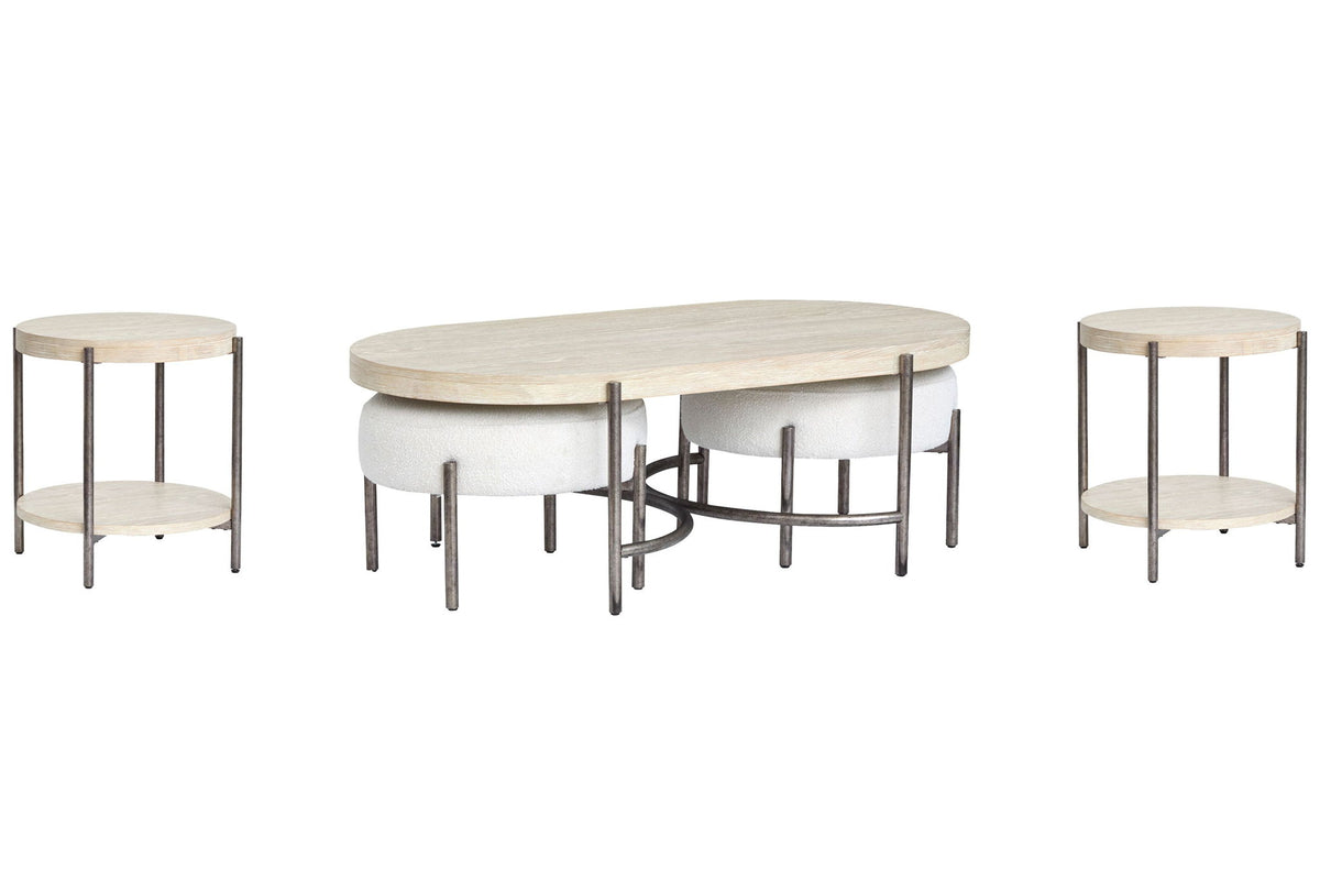 Jennings - Oval Cocktail Table Set
