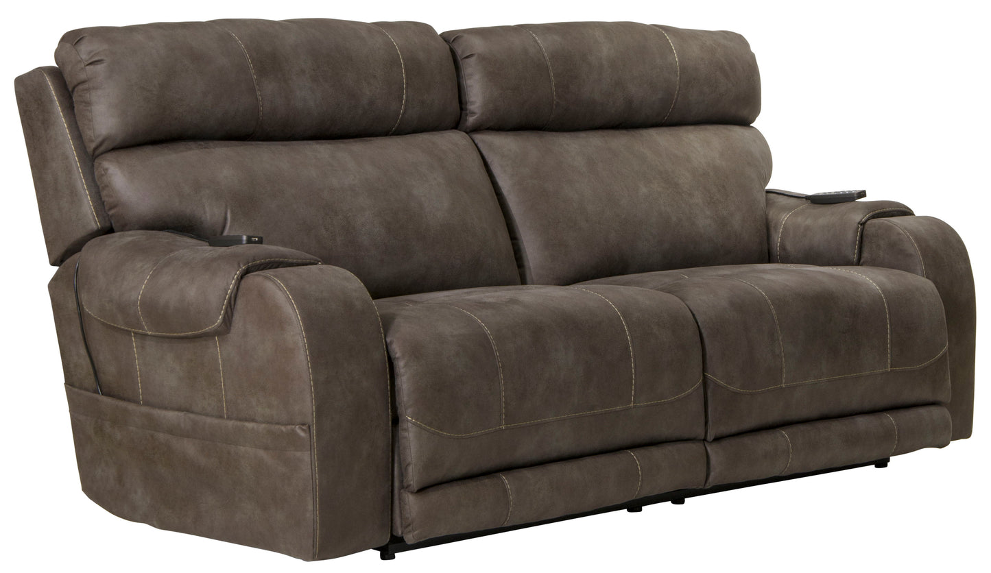 Serenity - Power Reclining Sofa With Power Adjustable Headrest And CR3 Heat / Massage / Lumbar