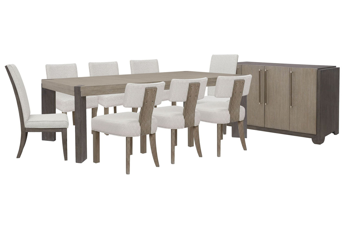 Anderson Park - Leg Dining Table Set With Klismos Chairs