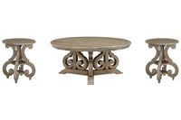 Tinley Park - Round Cocktail Table Set