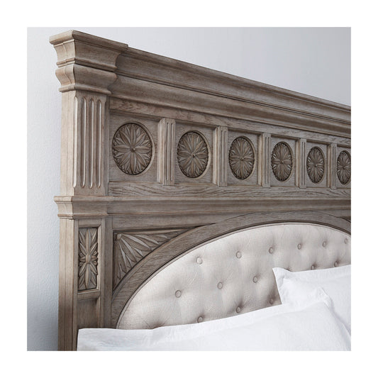 Kingsbury - Queen Panel Bed - Gray