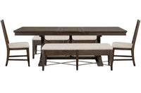 Westley Falls - Extendable Trestle Dining Table Set