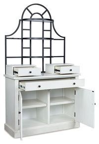 Greddinton - White - Baker's Rack