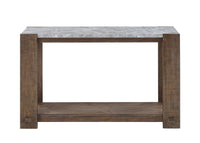 Libby - Sintered Stone Sofa Table - Brown