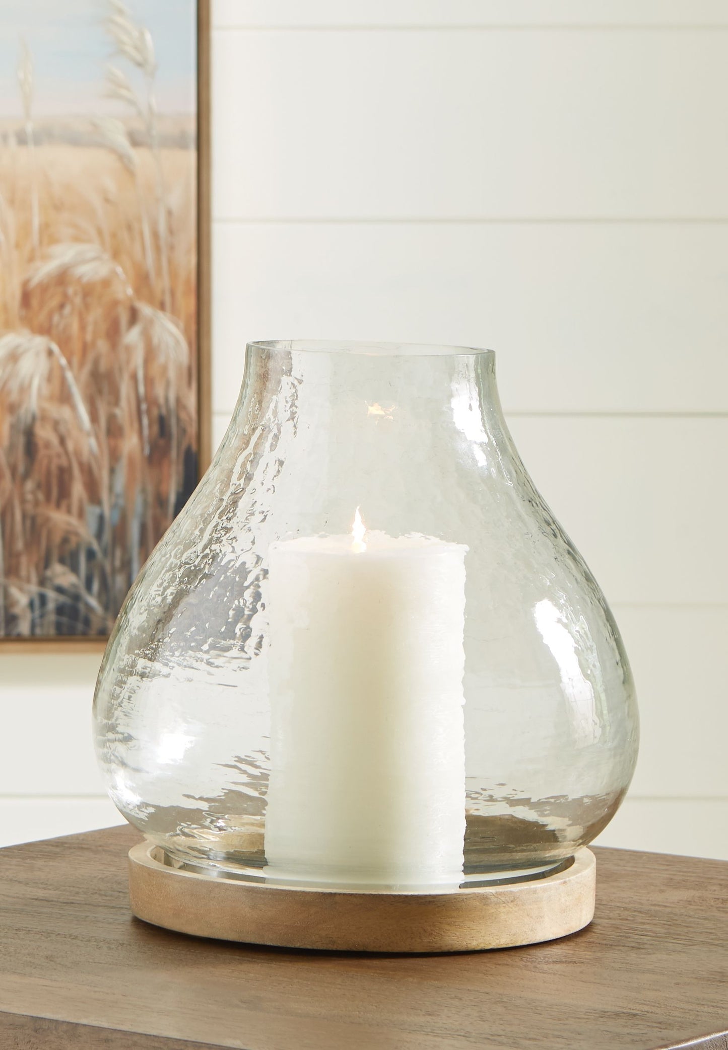 Adalisen - Clear / Brown - Candle Holder