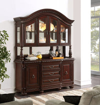 Antoinette - Buffet and Hutch - Dark Brown