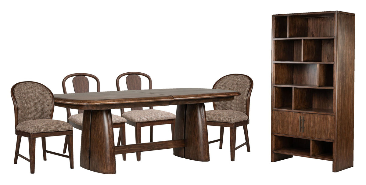 Belville - Extendable Trestle Dining Table Set