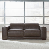 Deacon - 2 Piece Sofa - Boston Charcoal Leather