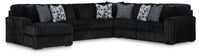 Midnight-Madness - 4 Piece Sectional