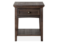 Westley Falls - Rectangular End Table - Graphite