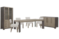 Anderson Park - Leg Dining Table Set With Klismos Chairs