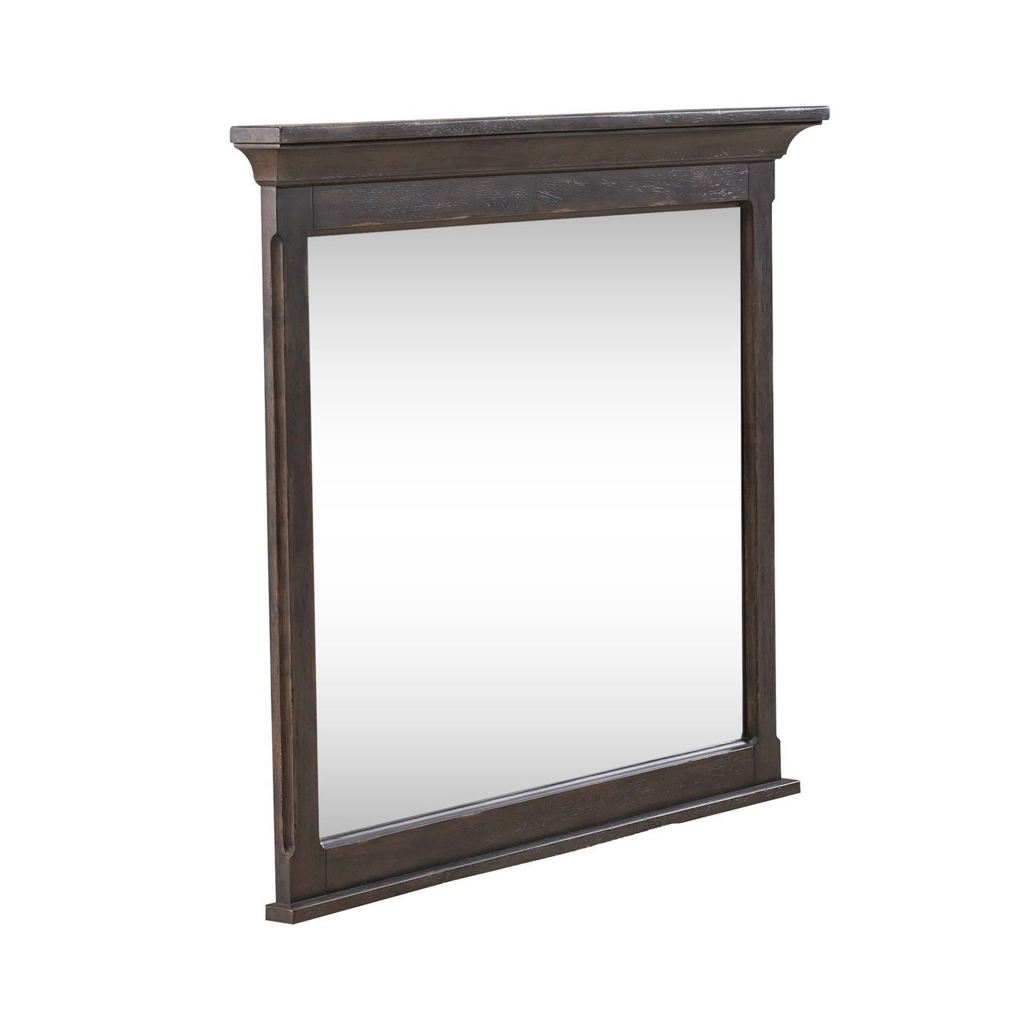 Paradise Valley - Landscape Mirror - Dark Brown