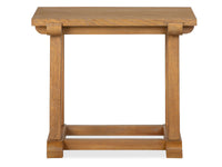 Lindon - Rectangular End Table - Belgian Wheat