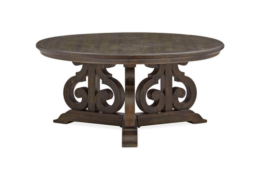 Bellamy - Round Cocktail Table - Dark Brown