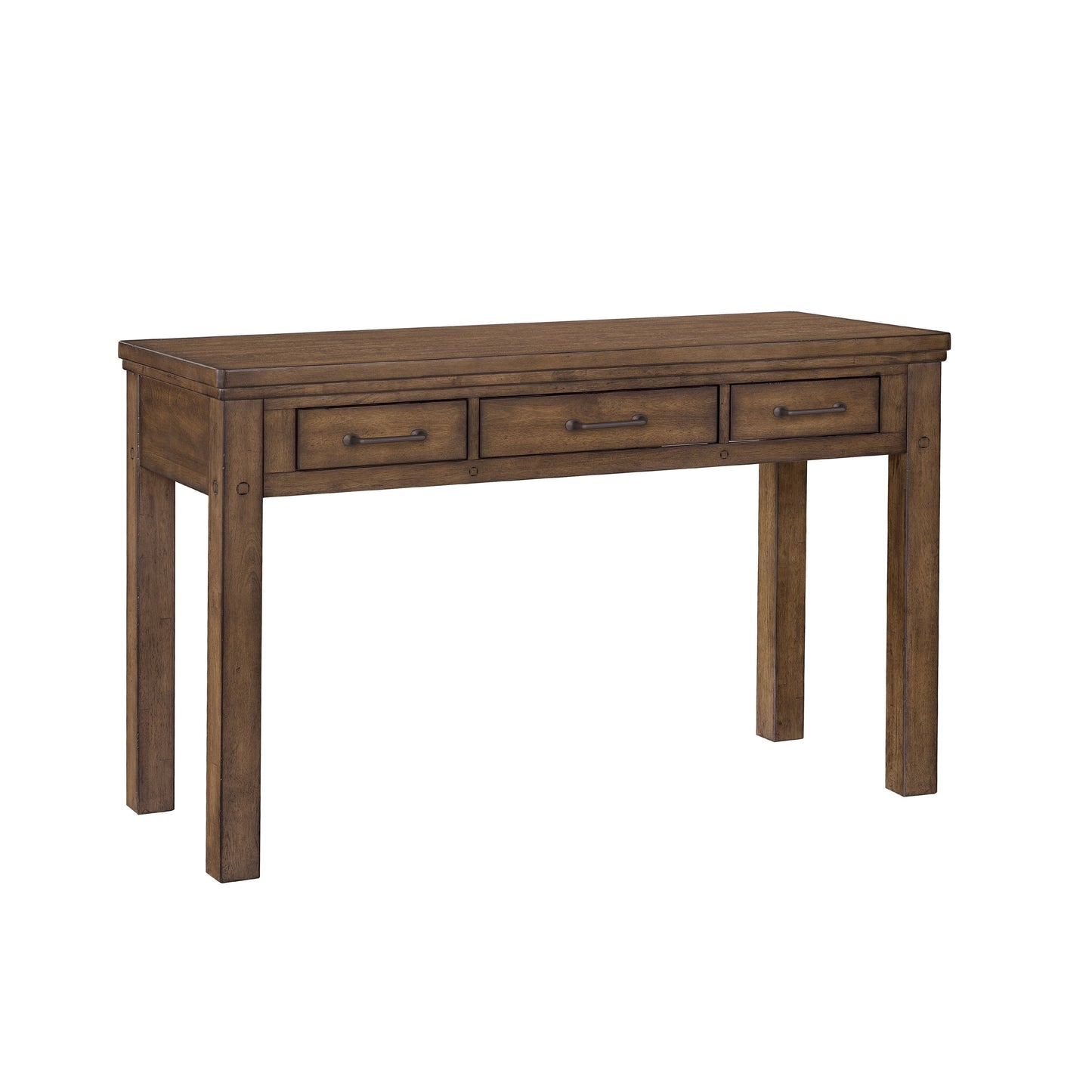 Cambridge - 3-Drawer Desk - Brown