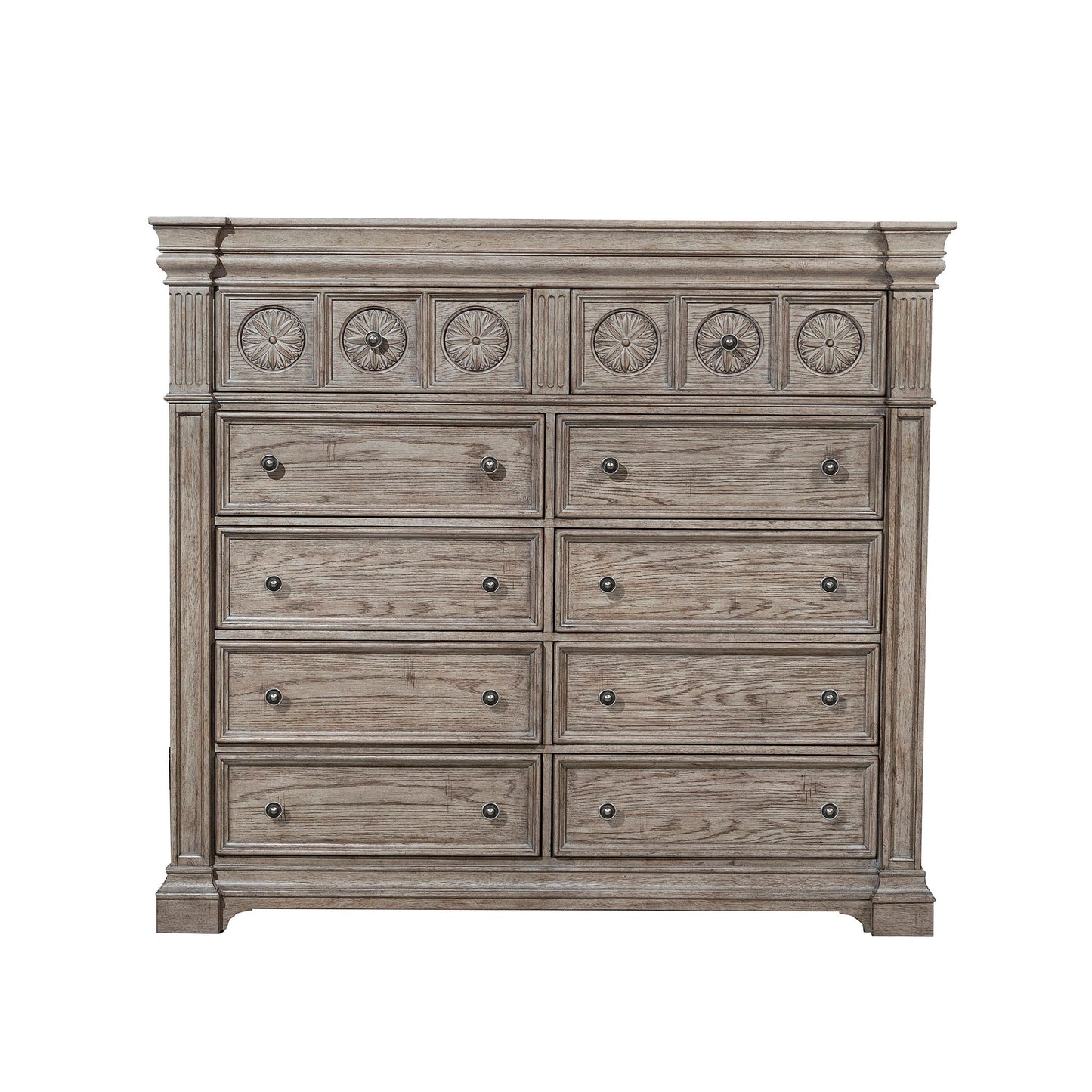 Kingsbury - 10 Drawer Master Chest - Gray