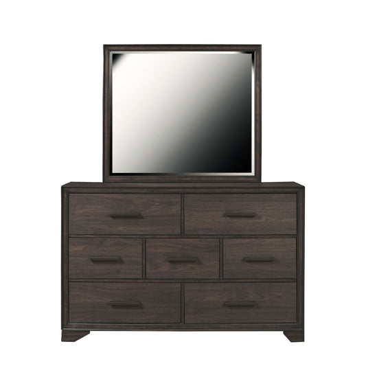 Granite Falls - 7-Drawer Kids Dresser - Espresso Brown