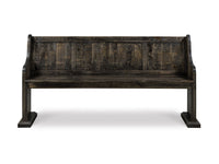 Bellamy - Bench With Back - Peppercorn