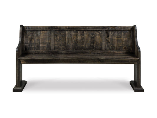 Bellamy - Bench With Back - Peppercorn