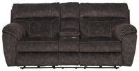 Sedona - Power Hdrst With Lumbar Lay Flat Reclining Console Loveseat With Storage & Cupholders