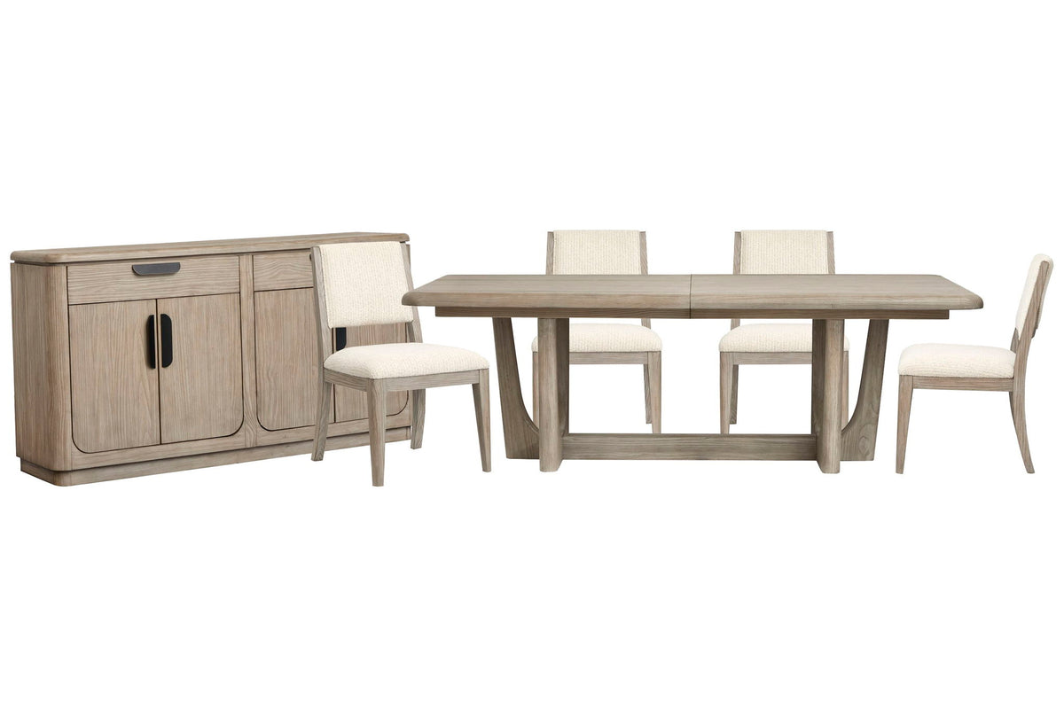 Braelyn - Extendable Trestle Dining Table Set