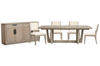 Braelyn - Extendable Trestle Dining Table Set