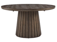 Kavanaugh - Round Dining Table - Weathered Kona Brown