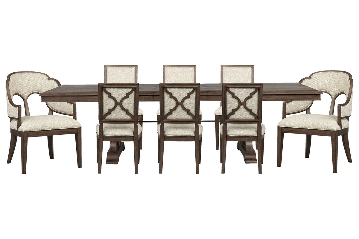 Jubilee - Extendable Trestle Dining Table Set