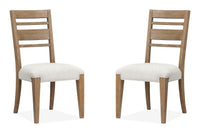 Plum Creek - Upholstered Side Chair With Wood Back (Set of 2)