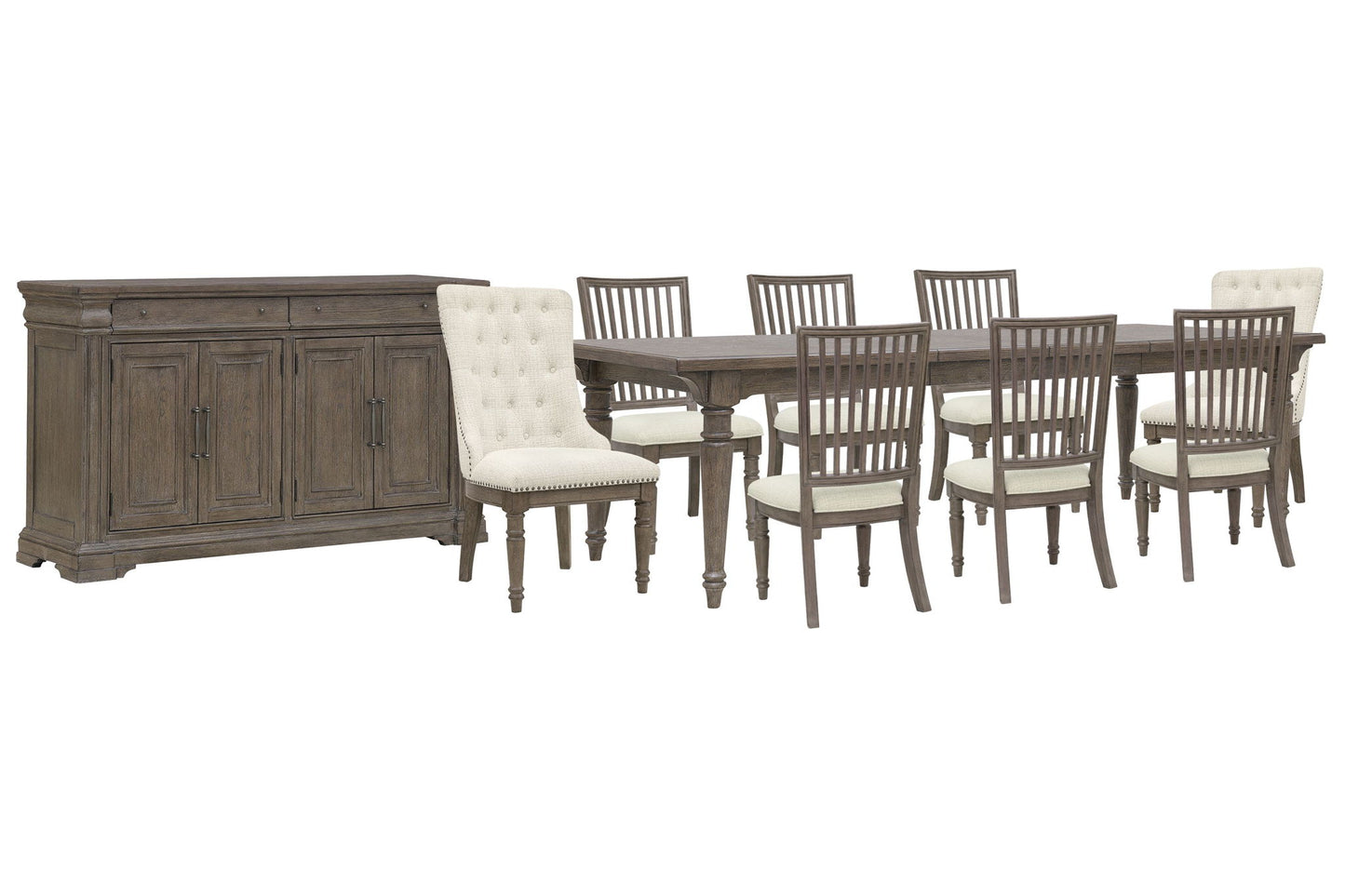 Madison Ridge - Extendable Leg Dining Table Set