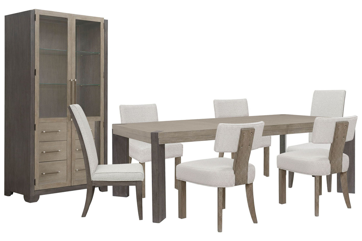 Anderson Park - Leg Dining Table Set With Klismos Chairs