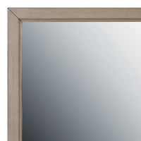 River Creek - Framed Dresser Mirror - River Birch Brown