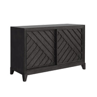 Lenox - Sliding Door Server - Black