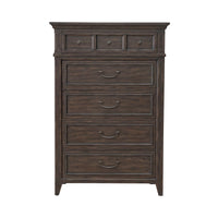 Paradise Valley - 5 Drawer Chest - Saddle Brown