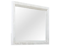 Stoa - Mirror - White / Brown