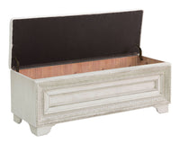 Camila - Storage Bed Bench - Creamy White