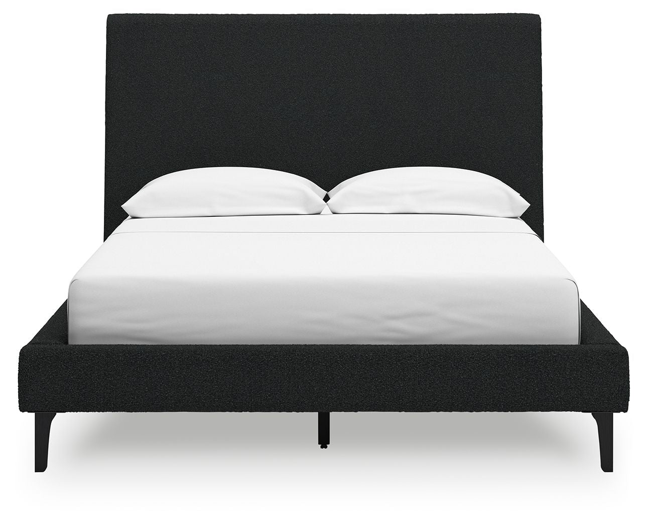 Cadmori - Upholstered Bed With Roll Slats