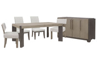 Anderson Park - Leg Dining Table Set With Klismos Chairs