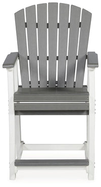 Transville - Barstool (Set of 2) - Gray / White