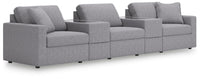 Modmax - Straight Sectional - Granite